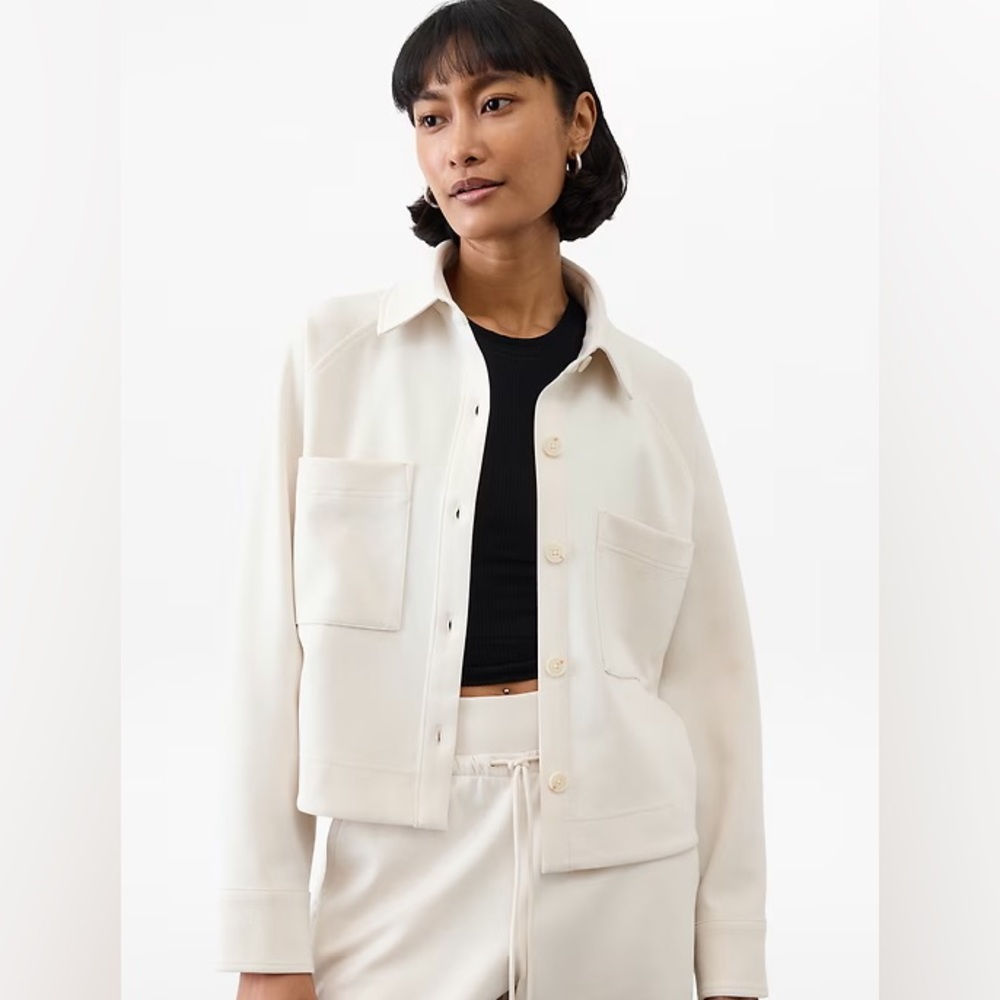 Athleta Off-White Utility Jacket - image 7